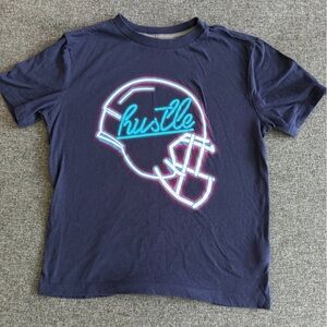 Old Navy Dark Blue Tee with Bright Graphic